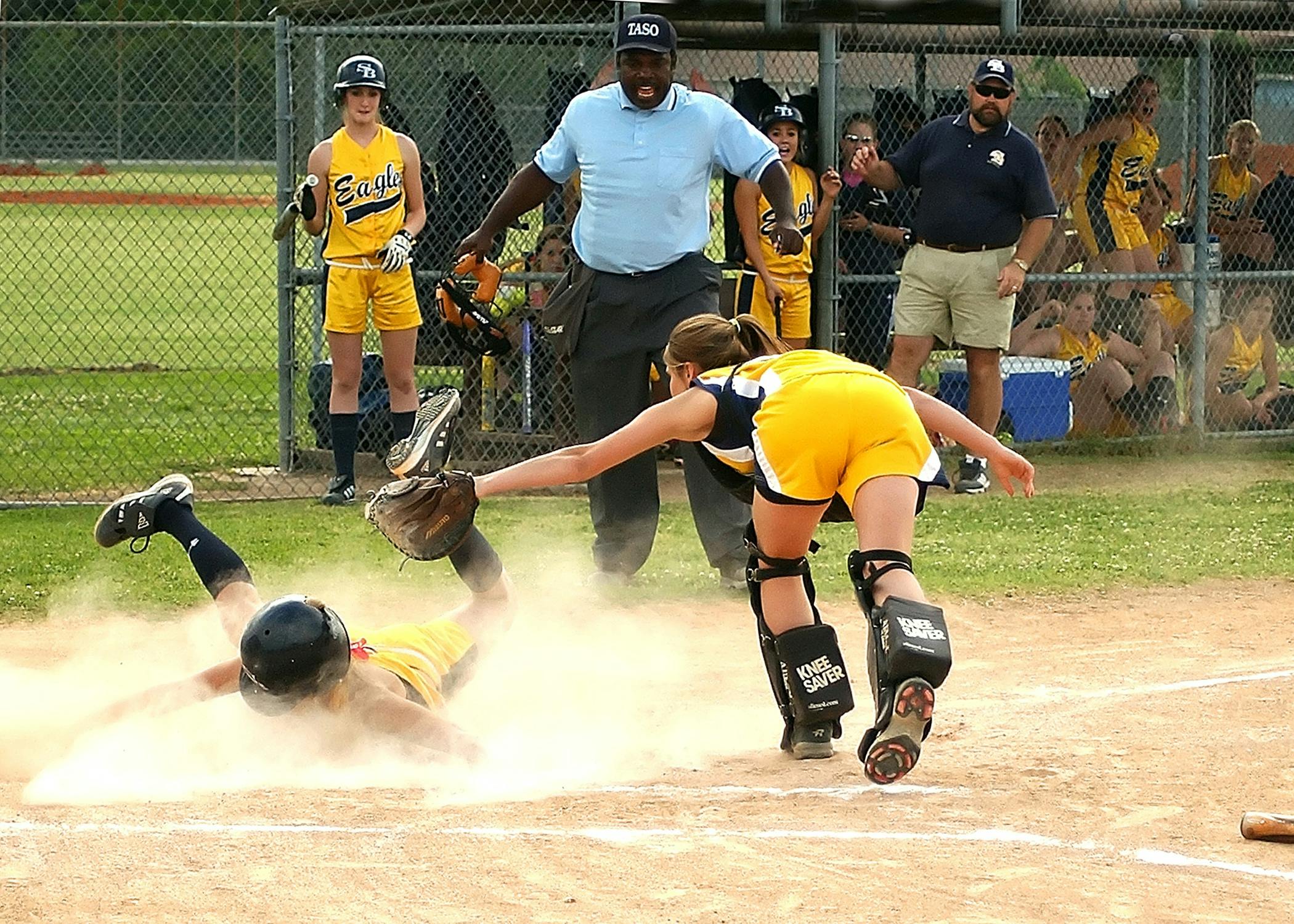 Competitive athlete demonstrating athletic performance